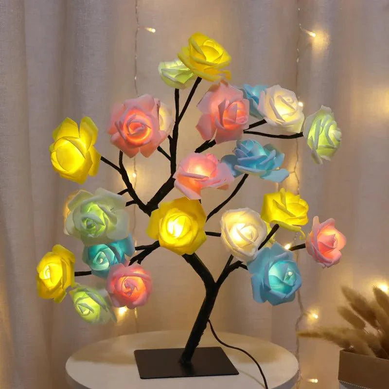Rose Flowers Bush LED Table Lights