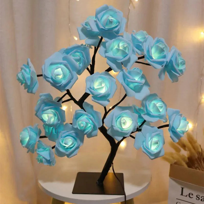 Rose Flowers Bush LED Table Lights