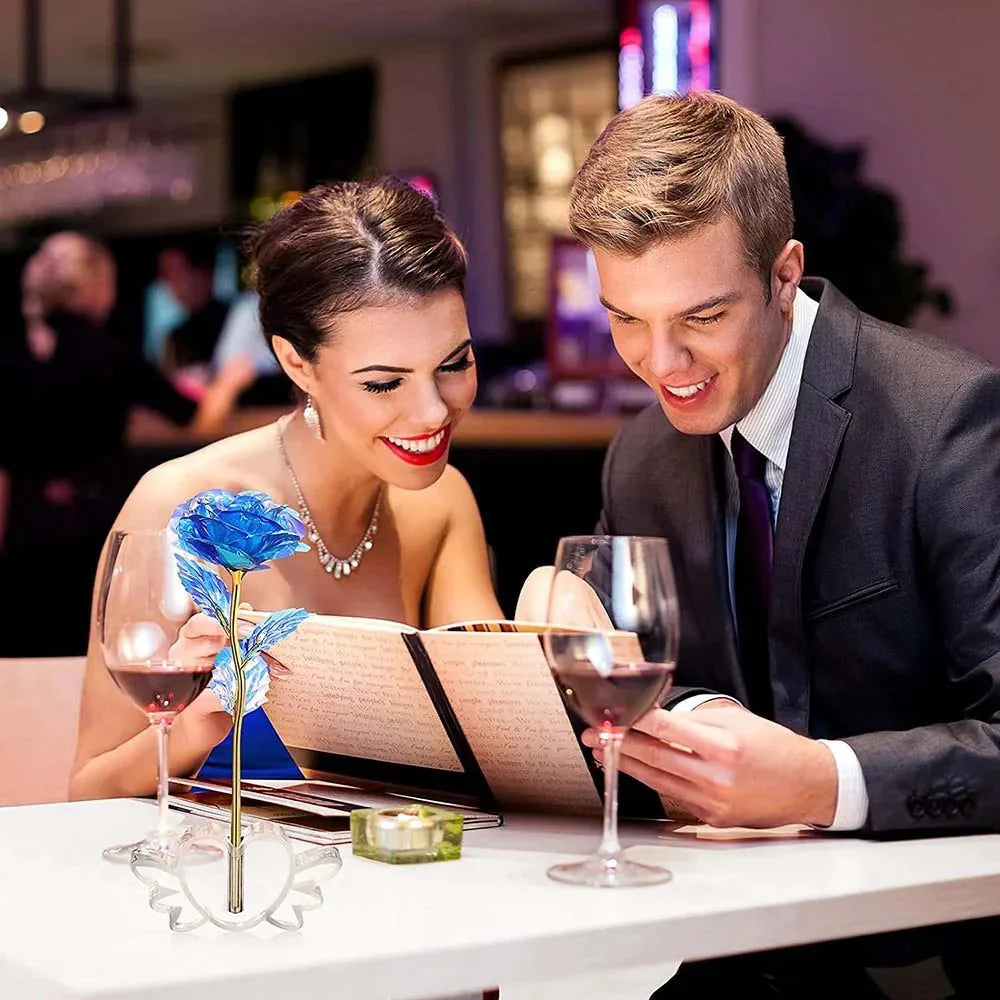 LED 24K Foil Plated Roses