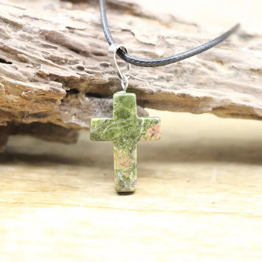 Crystal Quartz Cross Shape Pendant SELECTION