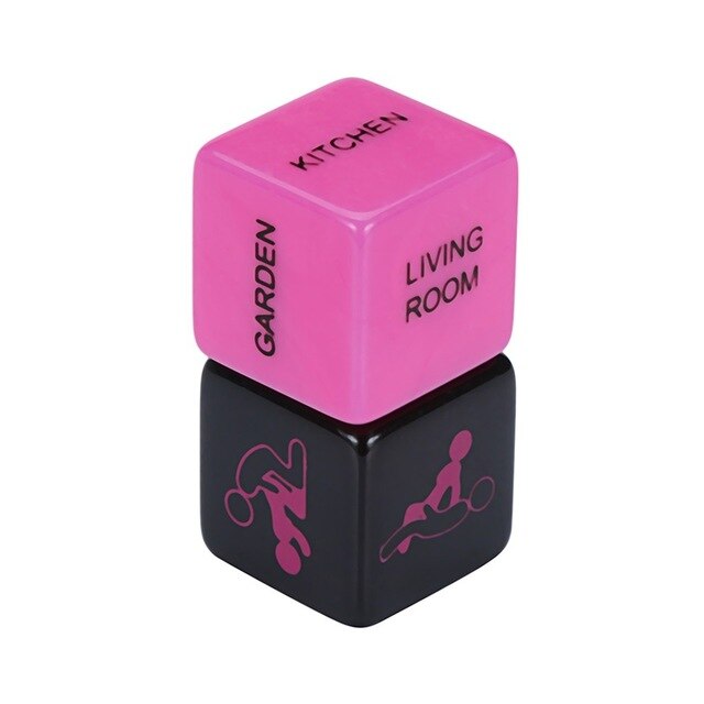 2-Piece Love Posture Dice Set for Couples - Fetish and Erotic Sex Toys for Romantic Play
