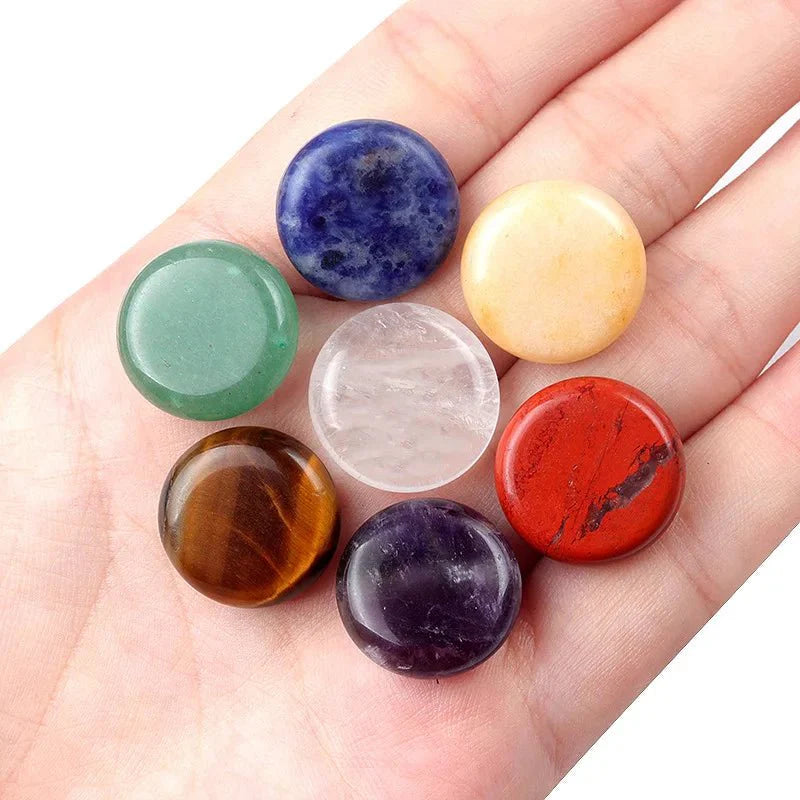 7Pcs Seven Chakras Healing Gemstones