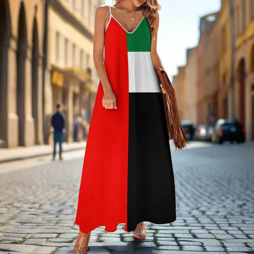 1.Emirates / Palestine coloured Long Dress Collection