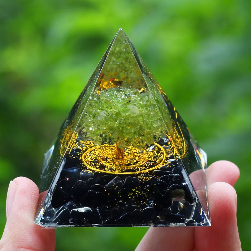 Crystals Stone Orgone Energy Generator Pyramid SELECTION