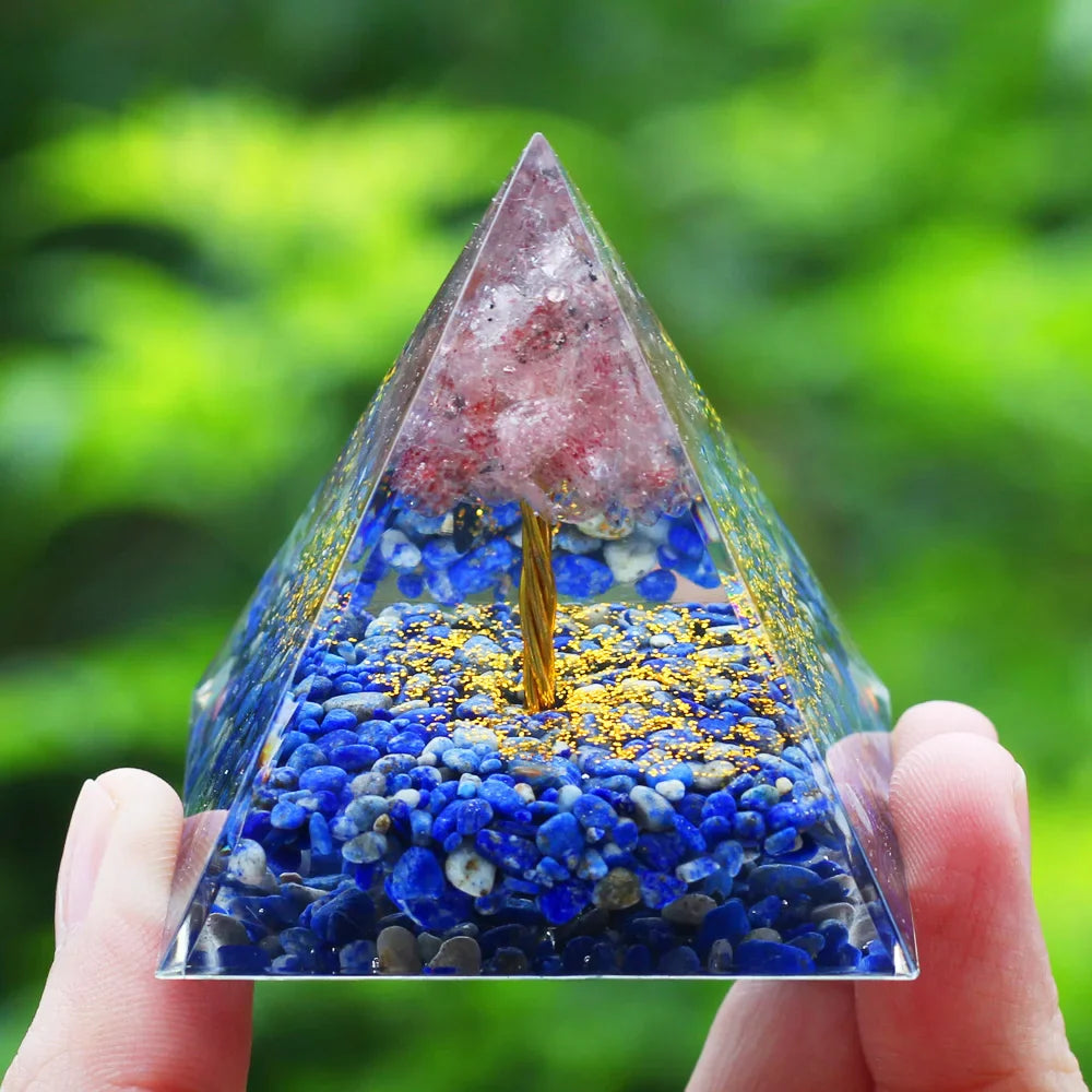 Crystals Stone Orgone Energy Generator Pyramid SELECTION
