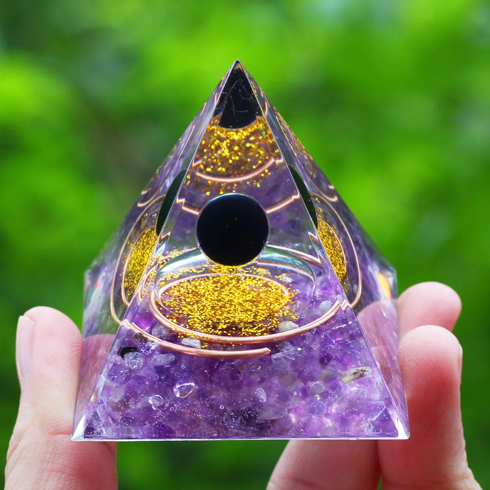 Crystals Stone Orgone Energy Generator Pyramid SELECTION