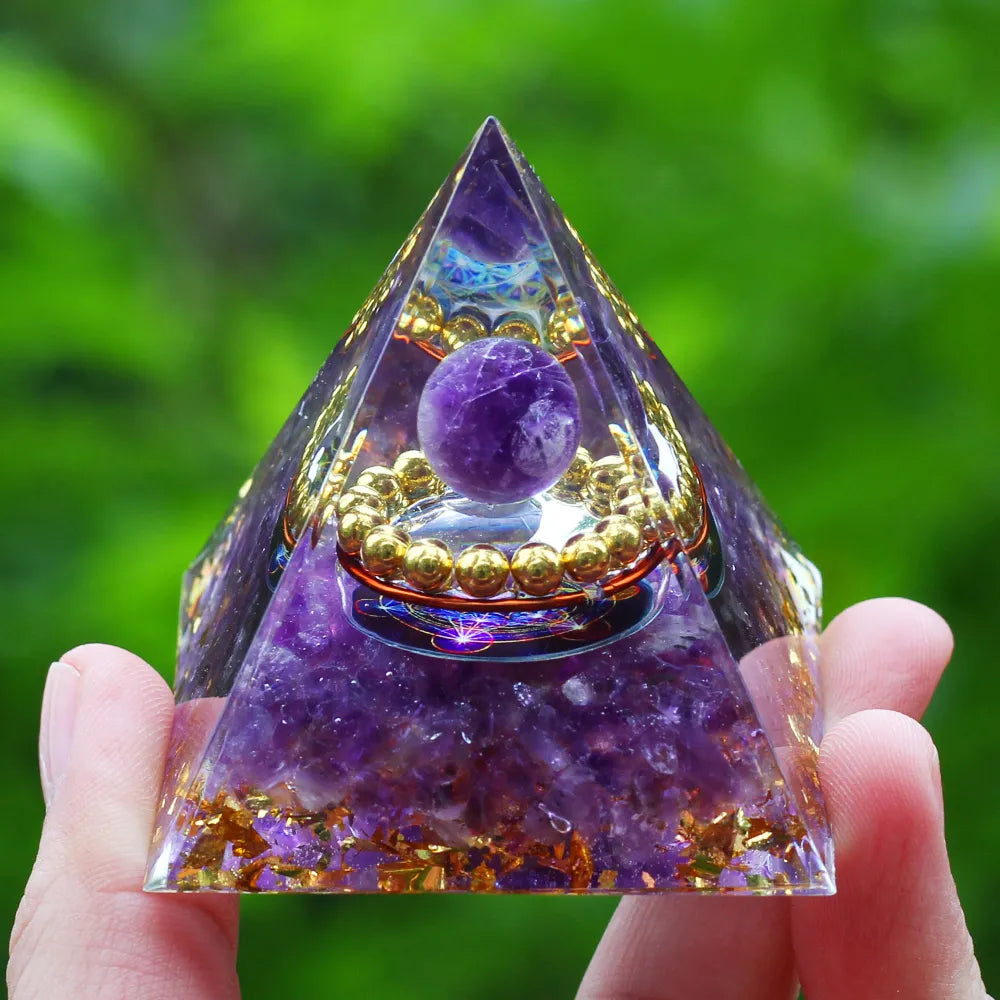 Crystals Stone Orgone Energy Generator Pyramid SELECTION