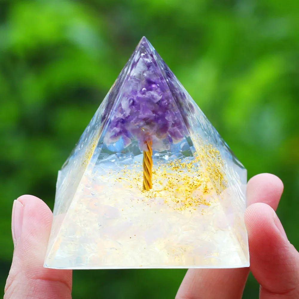 Crystals Stone Orgone Energy Generator Pyramid SELECTION