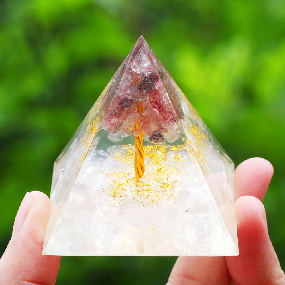 Crystals Stone Orgone Energy Generator Pyramid SELECTION