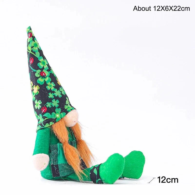 22 Styles St Patrick's Day Decorations Plush Gnome Green Faceless Doll Irish Day Party Decor Saint Patrick Ornaments Irish Gifts