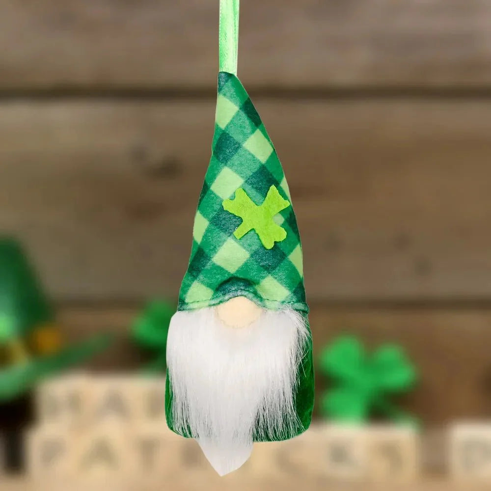 22 Styles St Patrick's Day Decorations Plush Gnome Green Faceless Doll Irish Day Party Decor Saint Patrick Ornaments Irish Gifts