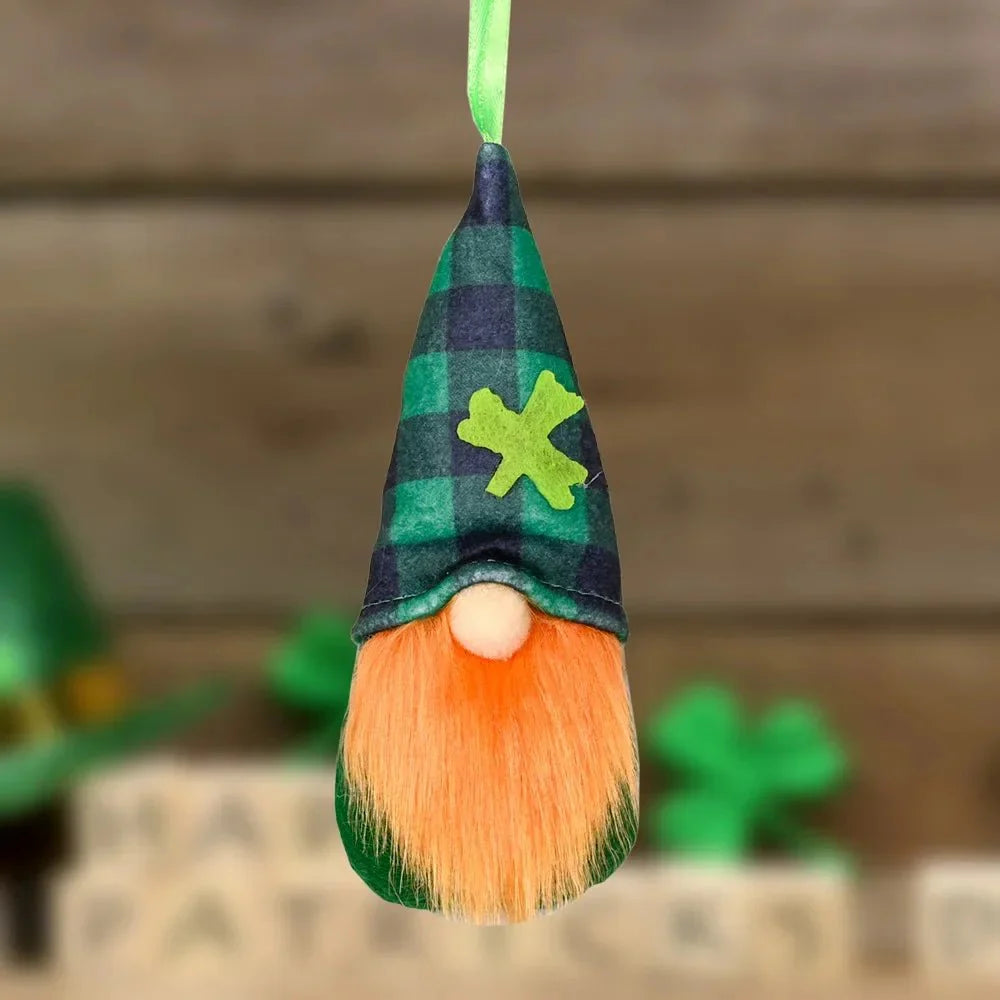 22 Styles St Patrick's Day Decorations Plush Gnome Green Faceless Doll Irish Day Party Decor Saint Patrick Ornaments Irish Gifts