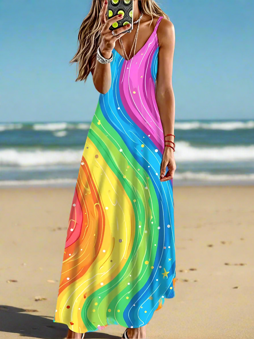 Unkissed & Stunning: Floral V-Neck Dresses