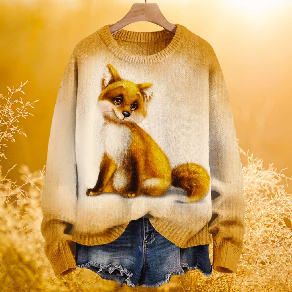 Adorable Unisex Sweater Collection with Fox Patterns