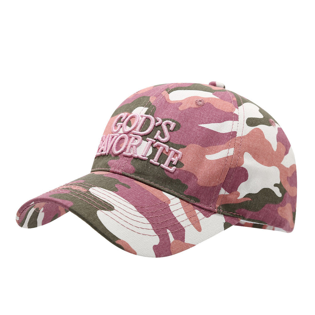 American Retro Baseball Cap, Outdoor Jungle Camouflage Distressed Hat