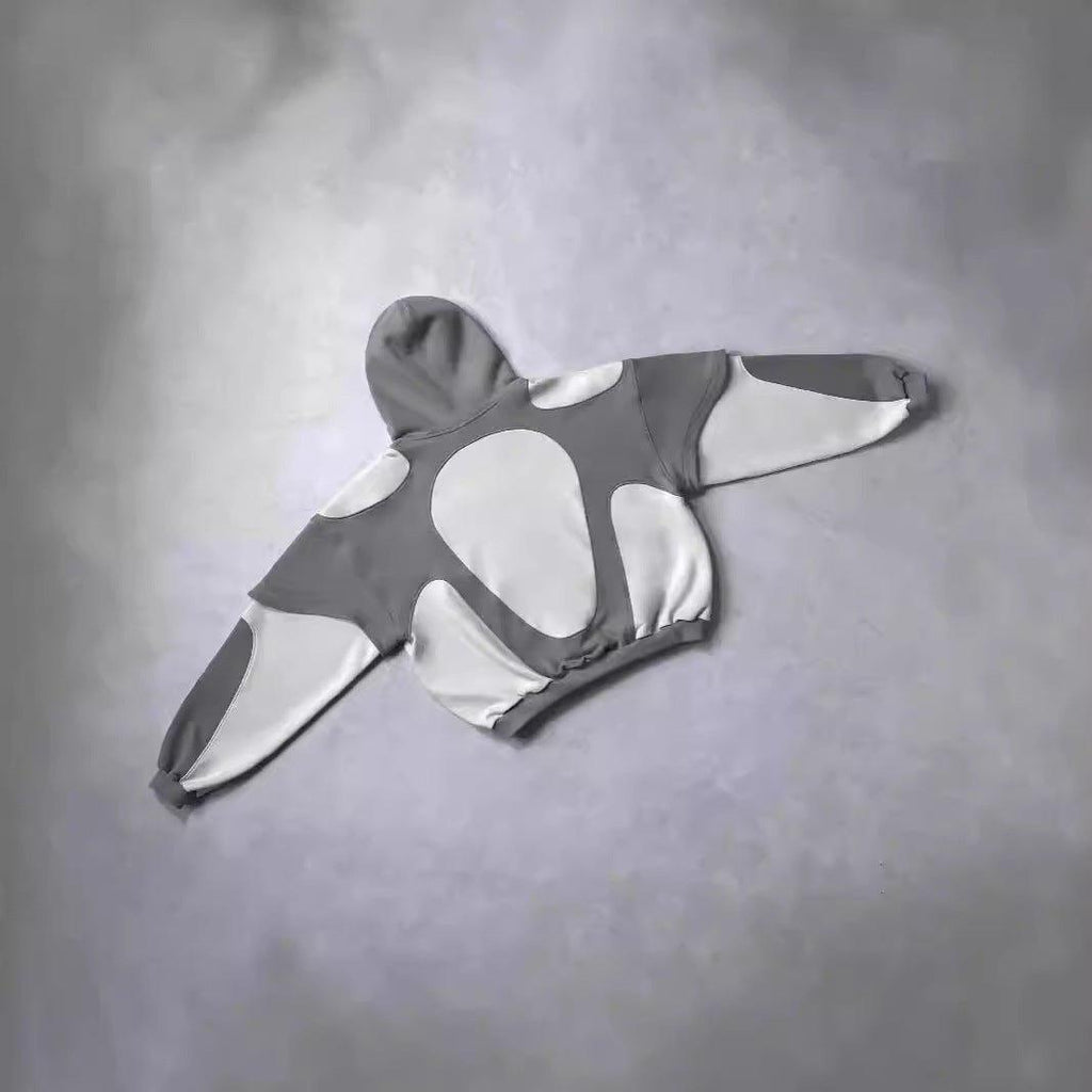 American Y2K Retro Contrast Street Hoodie – Trendy 3D Effect vintage style hoodie