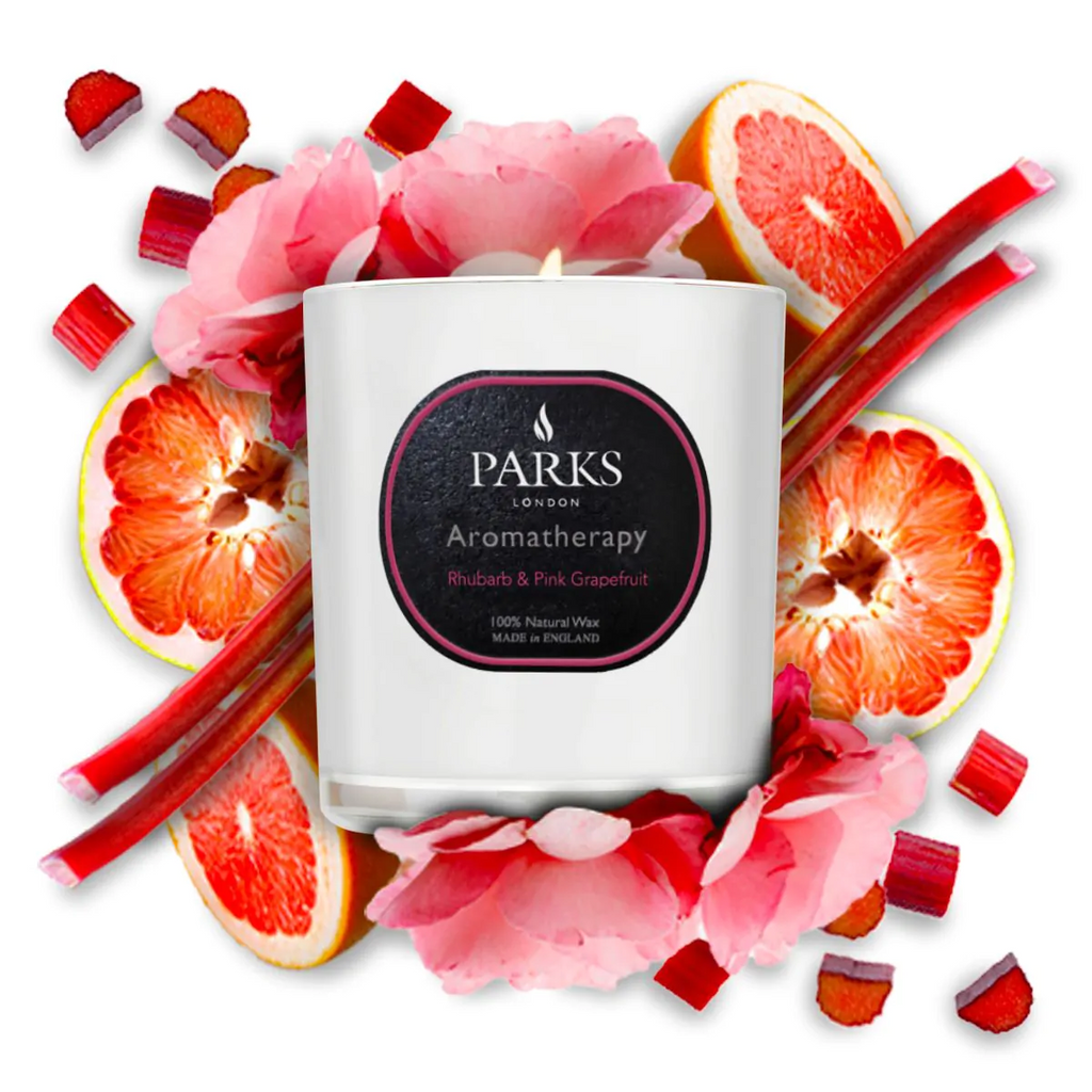 RHUBARB & PINK GRAPEFRUIT CANDLE 220G