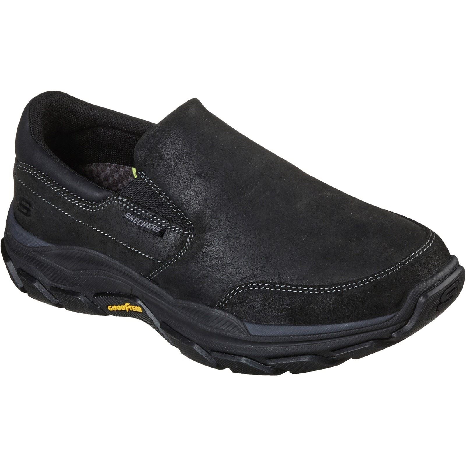 Skechers (GAR204480) Men's Relaxed Fit: Respected - Calum Trainer in Black 6 to 12