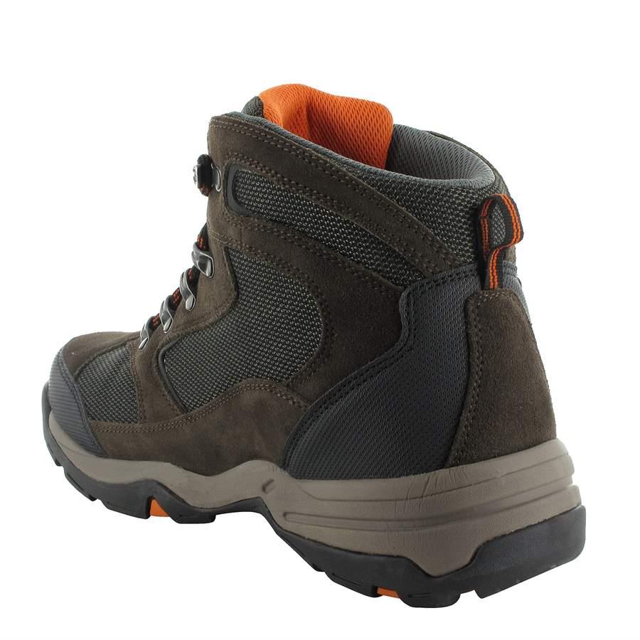 Hi-Tec Mens Wide Fit (4E) Water Proof Walking/Hiking Boots (Storm) in Dark Chocolate/Dark Taupe