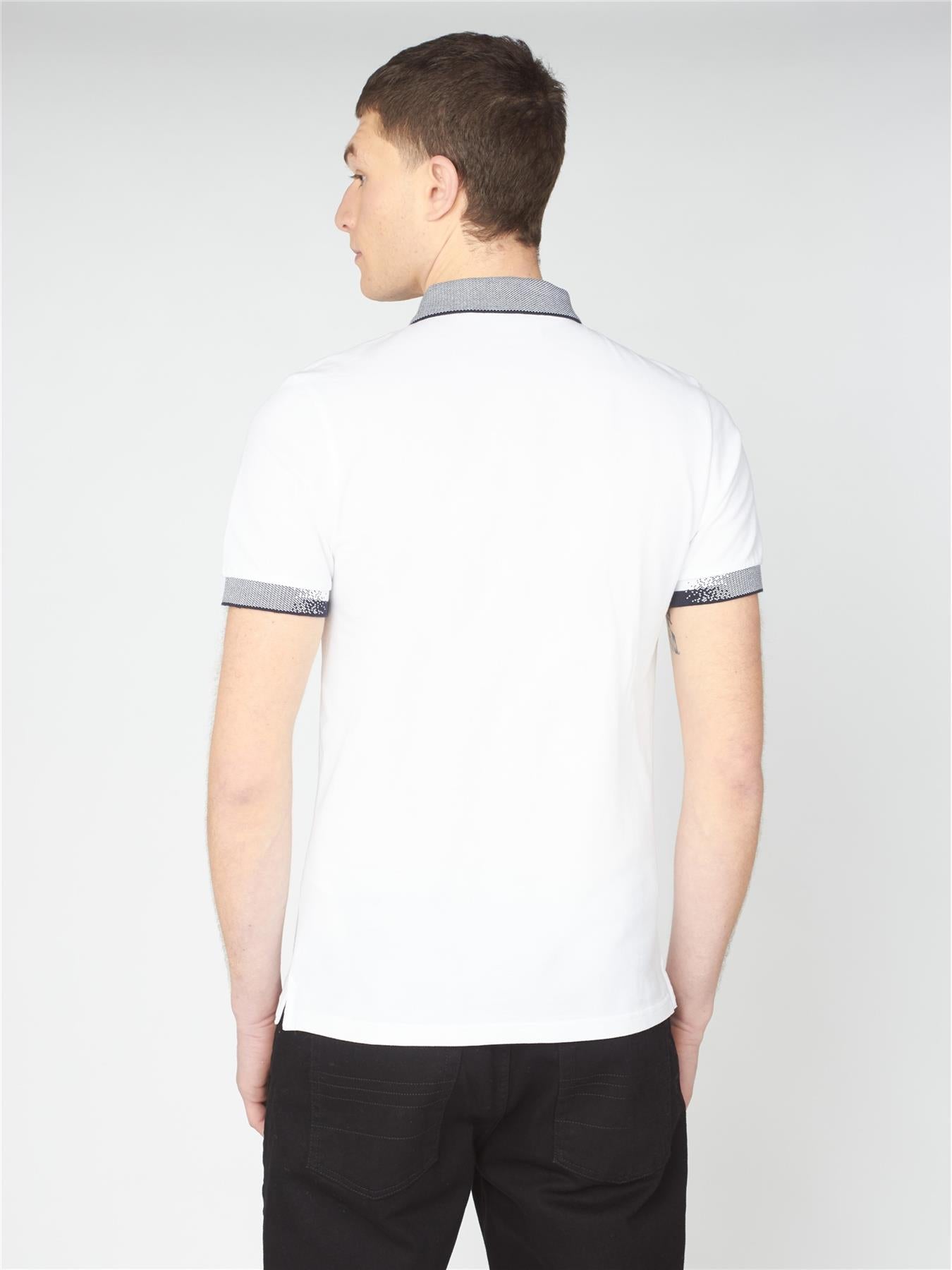 Ben Sherman Men's Regular Fit Collar Interest Organic Cotton Polo Shirt (0063364) M-XXL