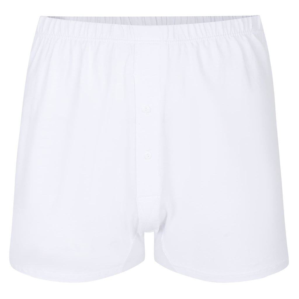 Espionage Big Size 6 Pairs Pack Jersey Boxer Shorts (U001) in White, 2XL to 8XL