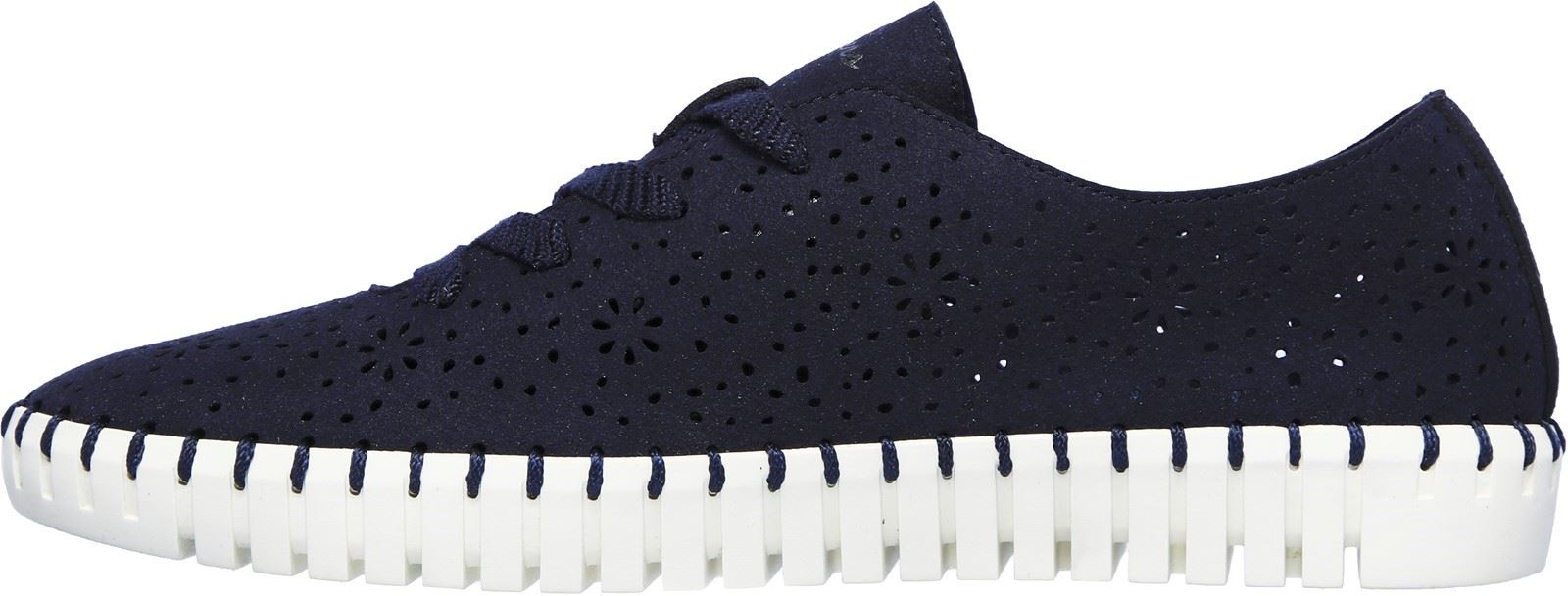 Skechers Sepulveda Blvd Floral Maze Lace Shoes Lace Ladies Shoes in Navy