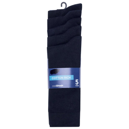 M&S Mens Cotton Rich Socks UK 9-12 Work Formal Everyday Breathable 5-15 Pack - QHA UK
