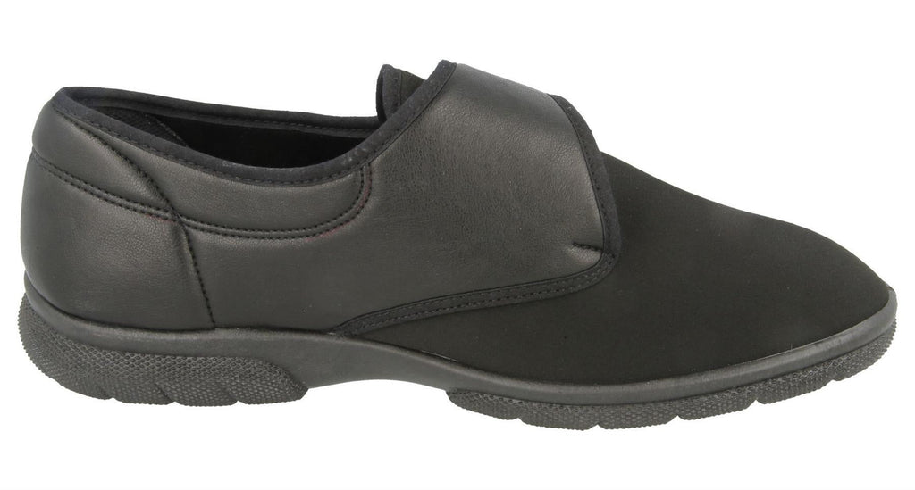 Womens (Carlton) 2V Fit By Db Shoes in Black  UK6 to  UK12