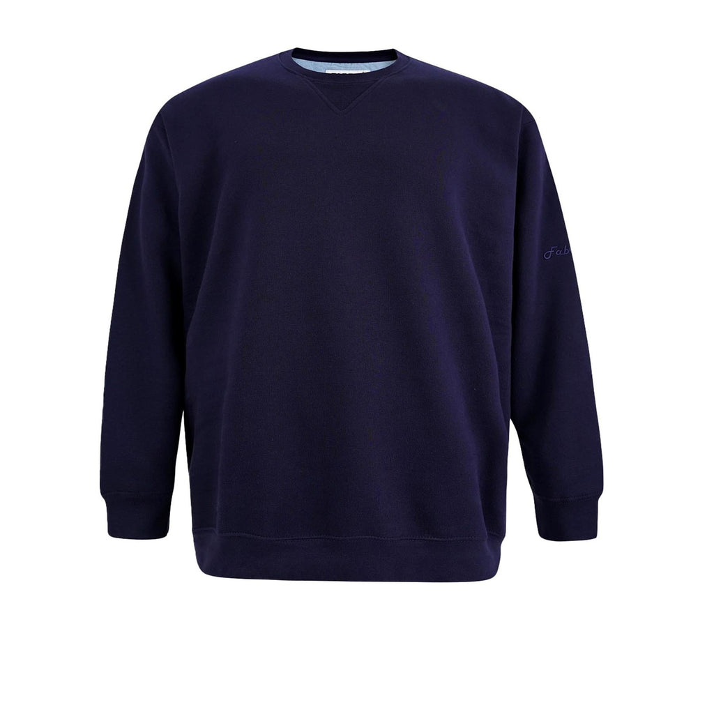 Fabrik Crew Neck Fleece Sweatshirt For Men (2407) in 2 Colours, 2XL-8XL