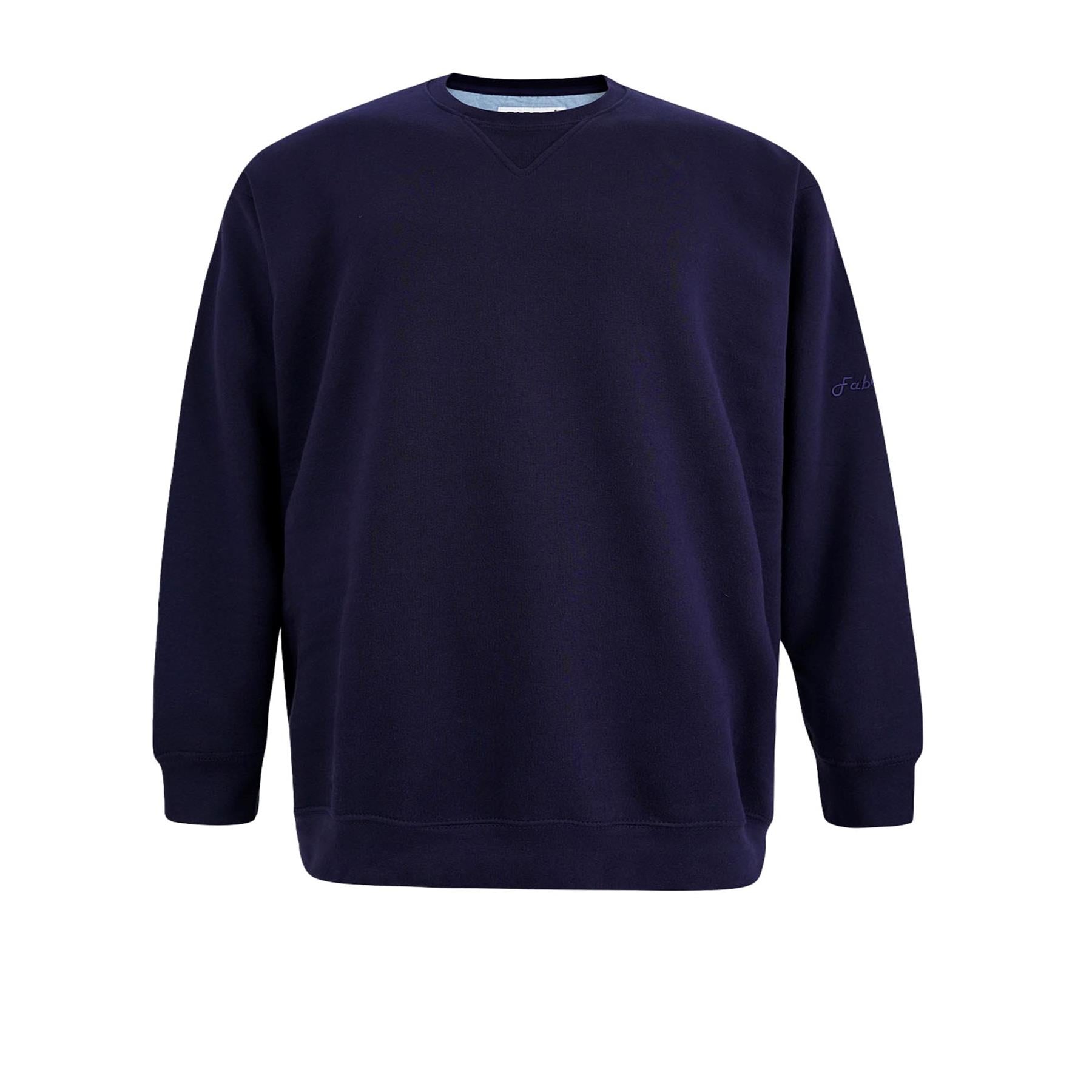 Fabrik Crew Neck Fleece Sweatshirt For Men (2407) in 2 Colours, 2XL-8XL