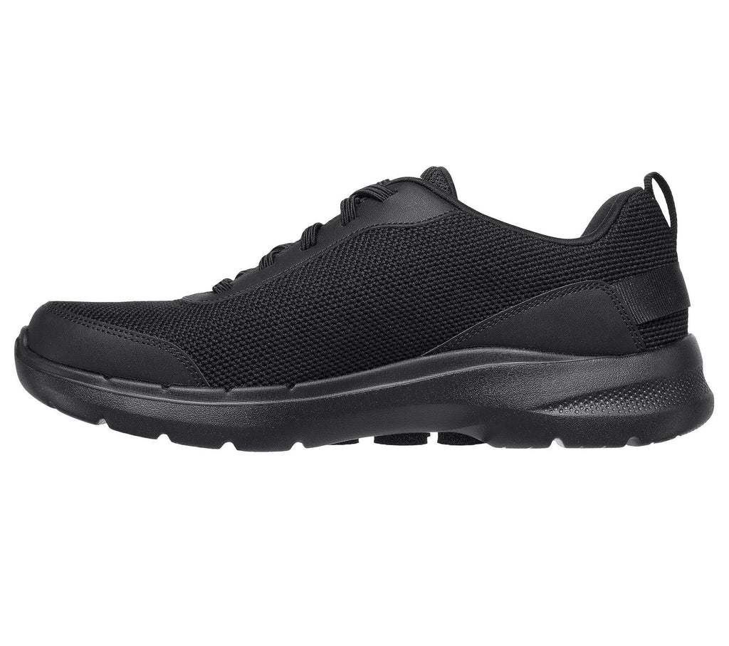 SKECHERS Men's GOwalk 6 - Bold Knight Shoes in Black in Size UK 6 to UK 15