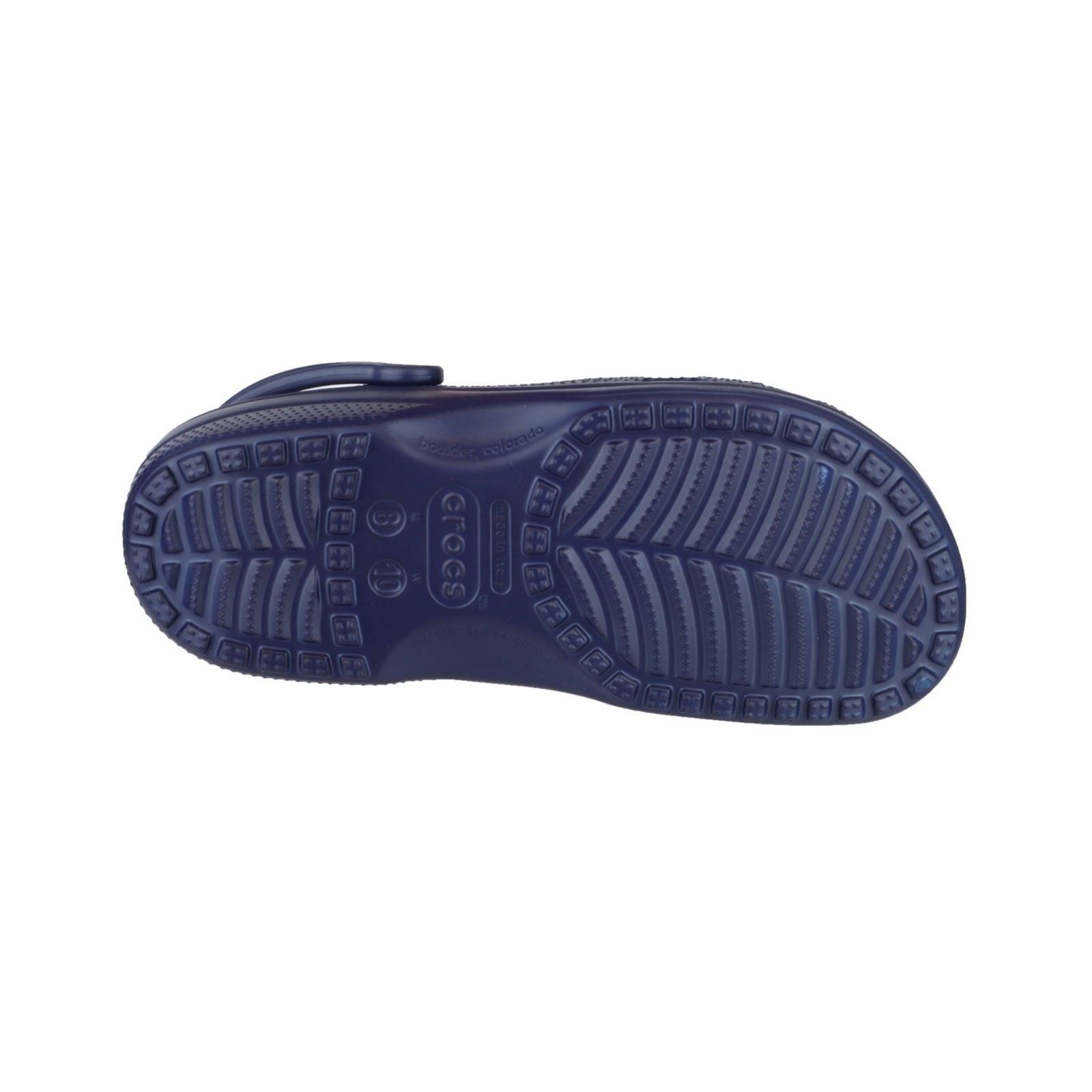 Crocs Unisex's Classic Clog in Navy 3 to 15