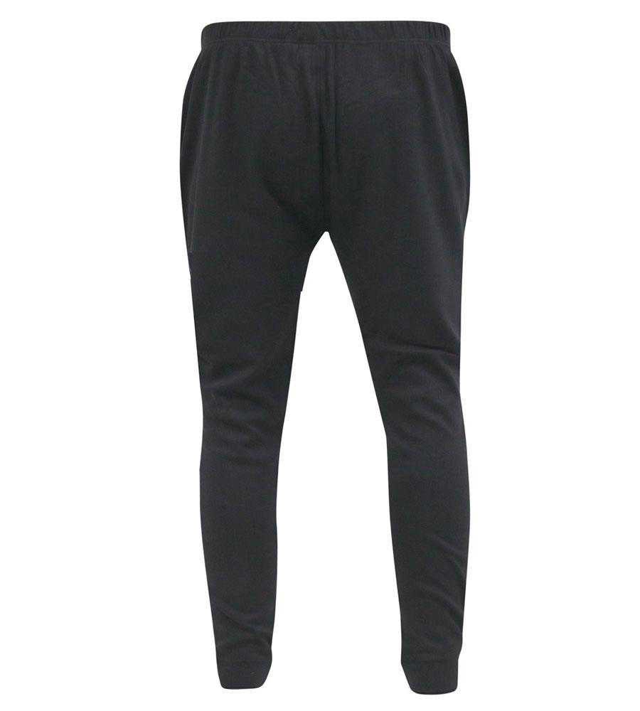 D555 Thermal Long Johns For Men in Black, 2XL-8XL