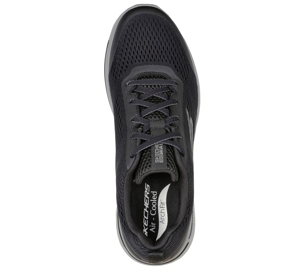 Skechers Men's GOwalk Arch Fit - Idyllic Sneaker Shoes in Black in Size UK7 to UK15