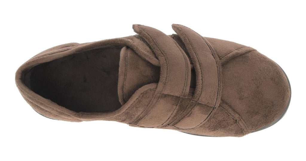 Men'S Slippers / House Shoes (Joseph)6V Wide Fit By Db Shoes in Brown
