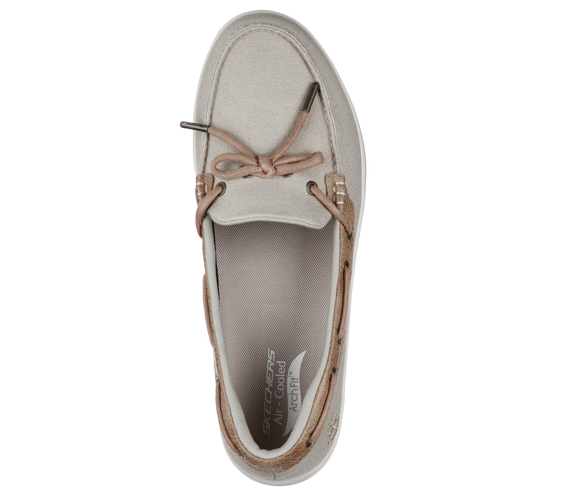 Skechers (GAR136600) Ladies Summer Arch Fit Uplift Shoreline Shoes in UK 3 to 8