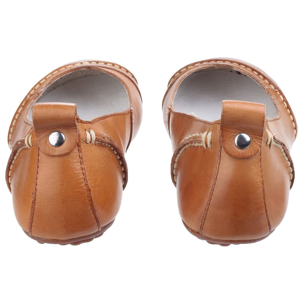 Hush Puppies Janessa Slip On Ladies Shoes in Tan