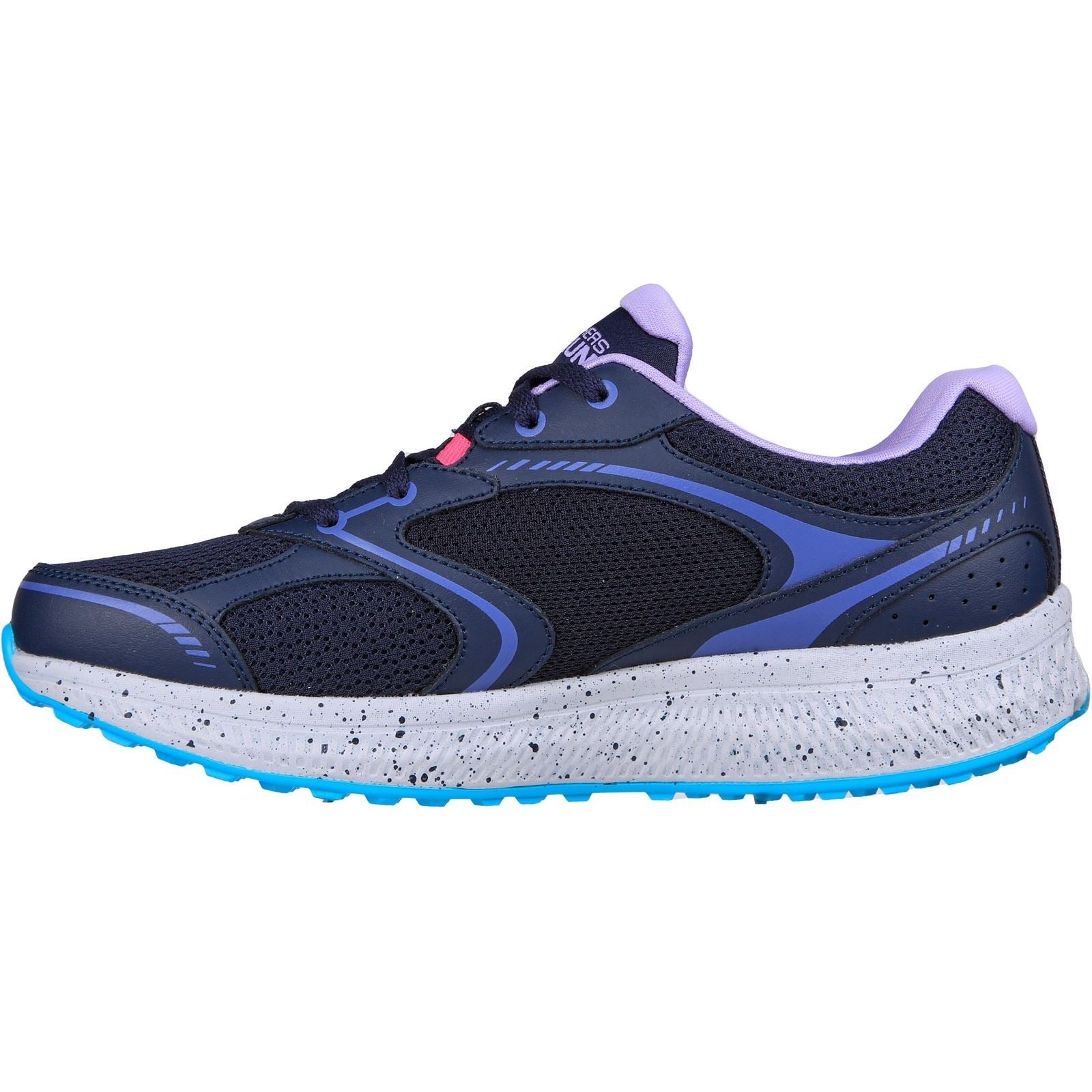 Skechers (GAR28285) Women's GO RUN Consistent - Vivid Horizon Trainer in Navy/Lavender 3 to 8