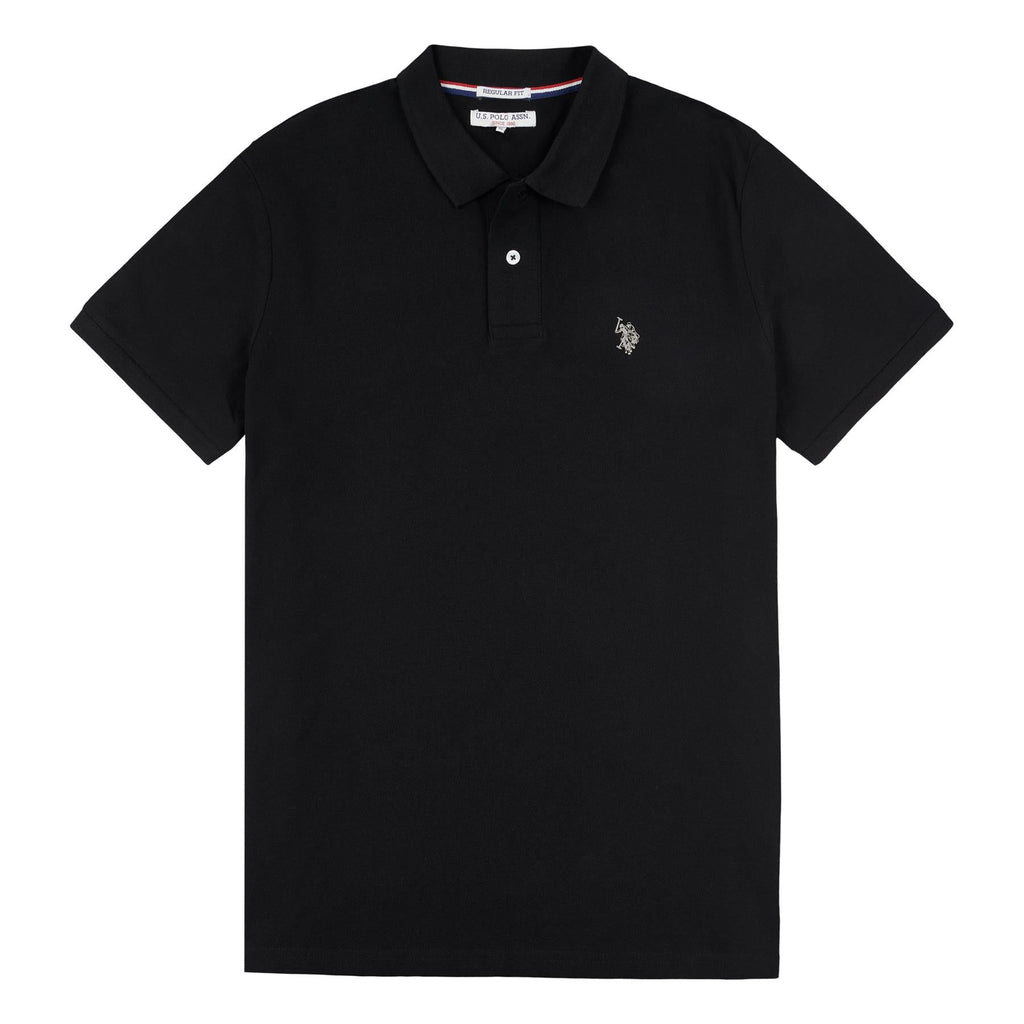 Men U.S. Polo Assn. Uspa Pure Cotton Premium Plain Polo Neck Shirt With Small Logo