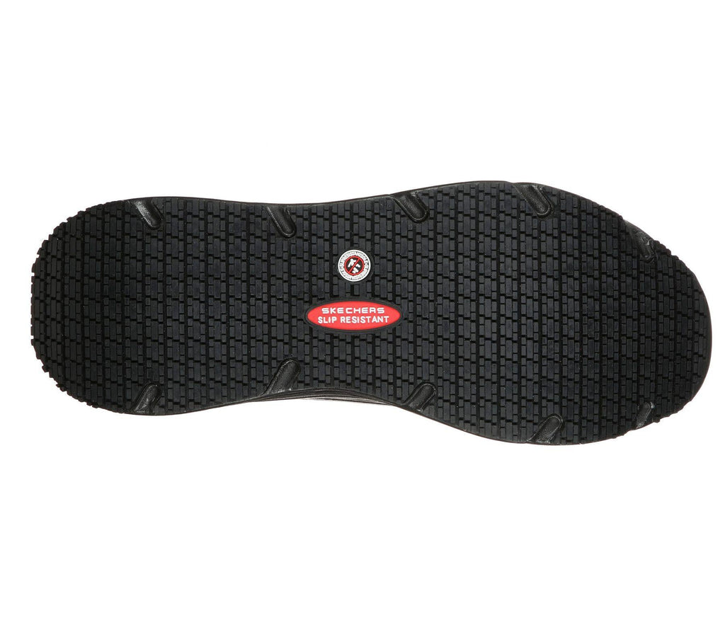 Skechers (200021EC) Mens Occupational Footwear Skechers Work Relaxed Fit Black 8 to 12