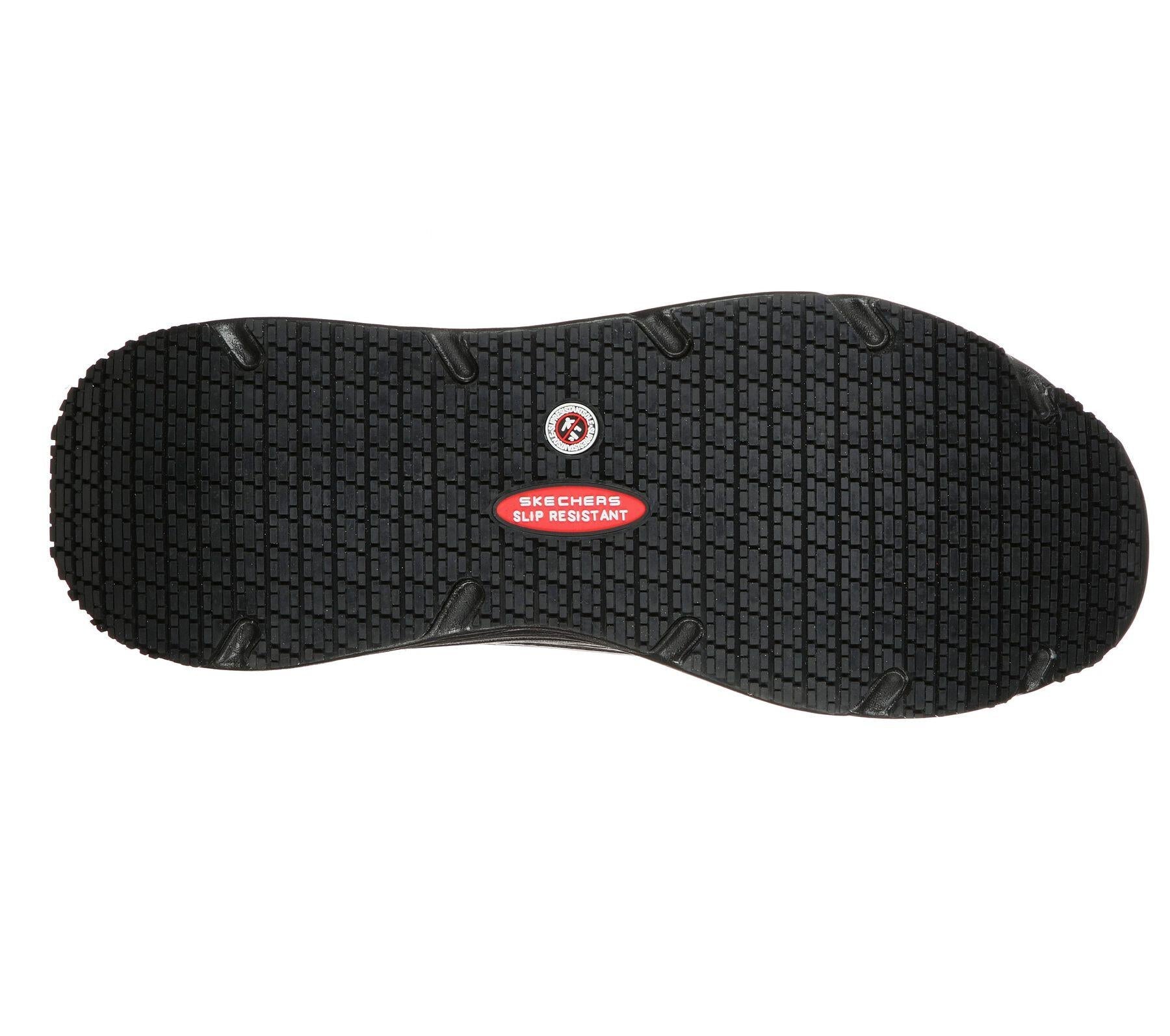 Skechers (200021EC) Mens Occupational Footwear Skechers Work Relaxed Fit Black 8 to 12