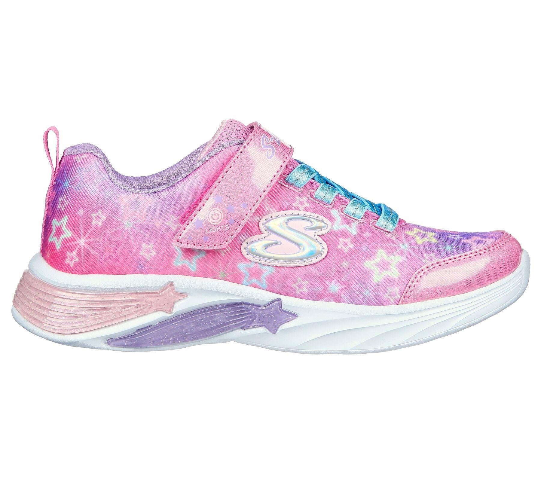 Skechers (GAR302324L) Childrens Sports Star Sparks Shoes in UK 1.5 to 13.5