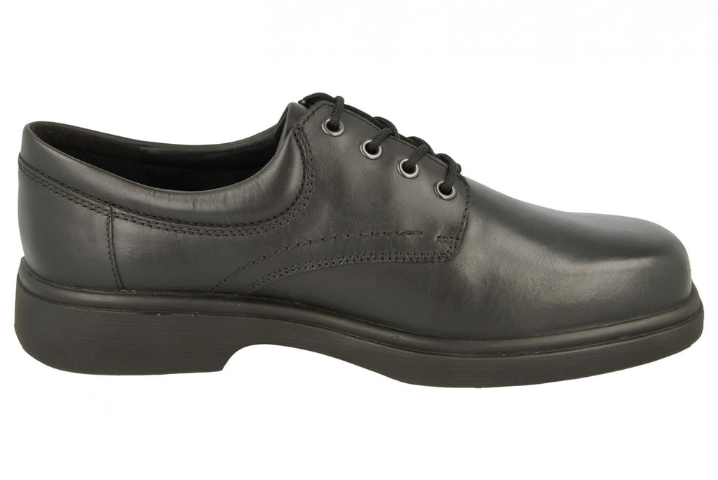 DB Mens Extra Wide Fit (6V) Lace Up Leather Black Size 11