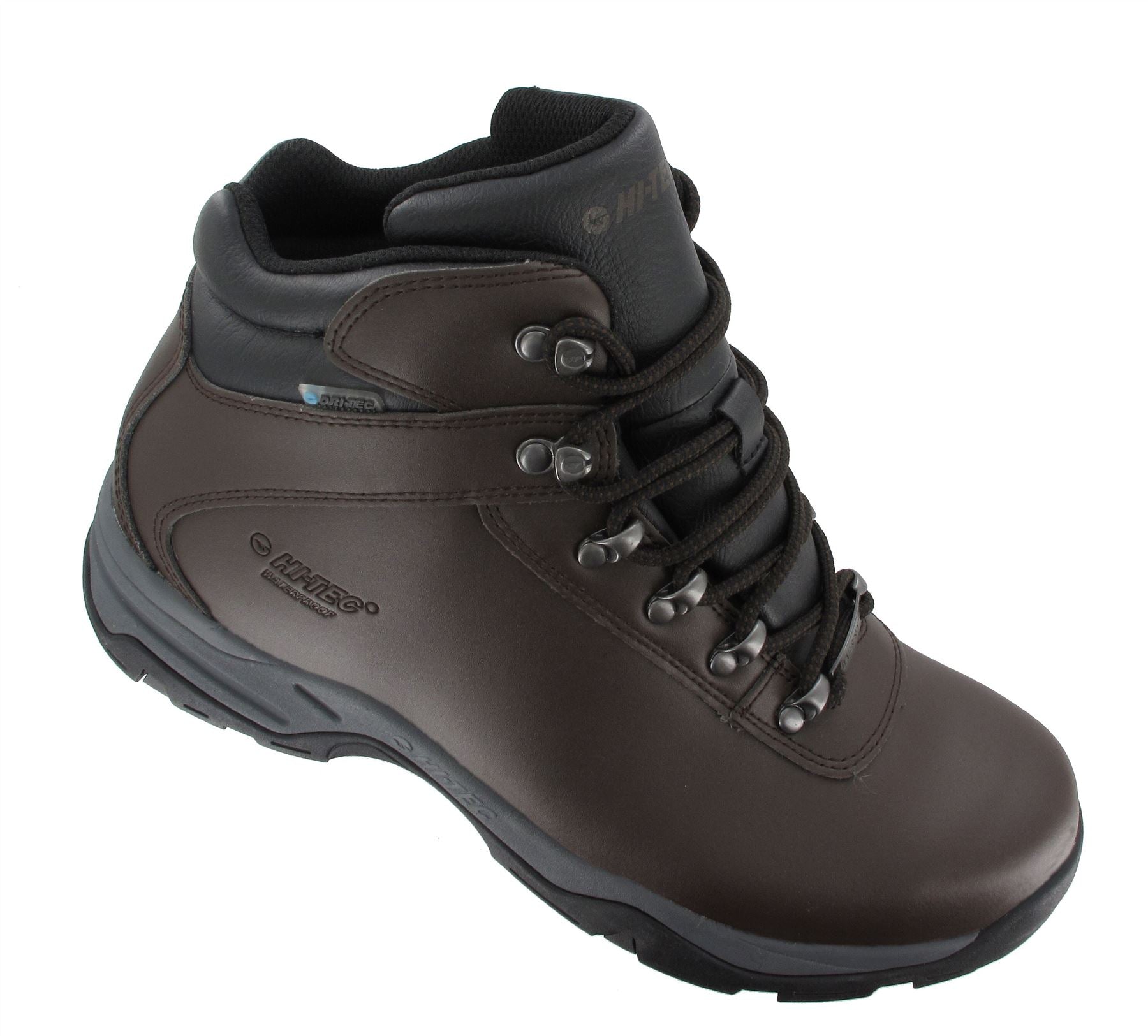 Hi Tec EurotreK III Water Proof Boots in Dark Chocolate Brown in Size UK7 to UK16