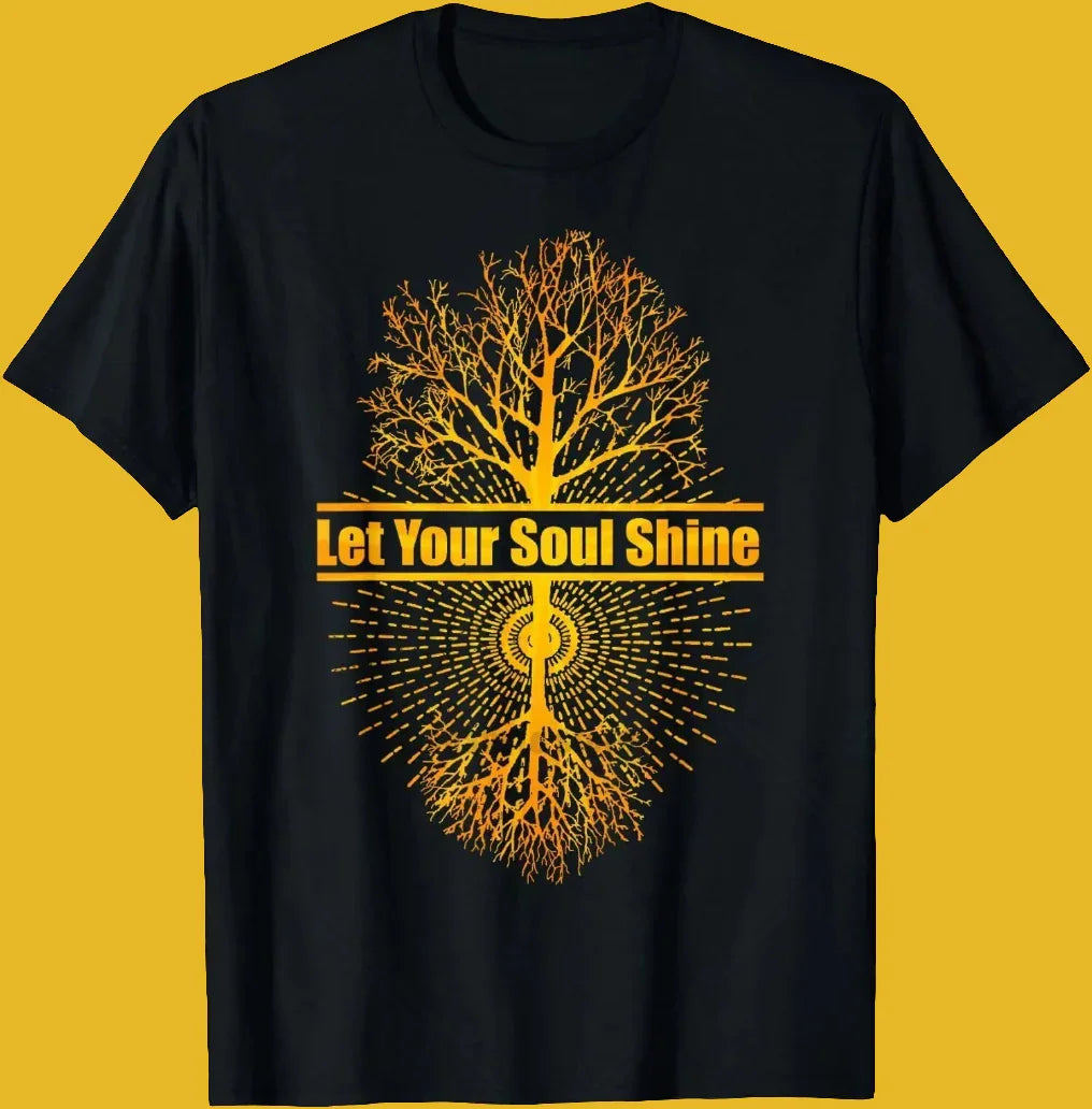 1.Tree of Life Yin Yang T-Shirt – Spiritual Yoga Cotton Tee | Unisex Casual Wear