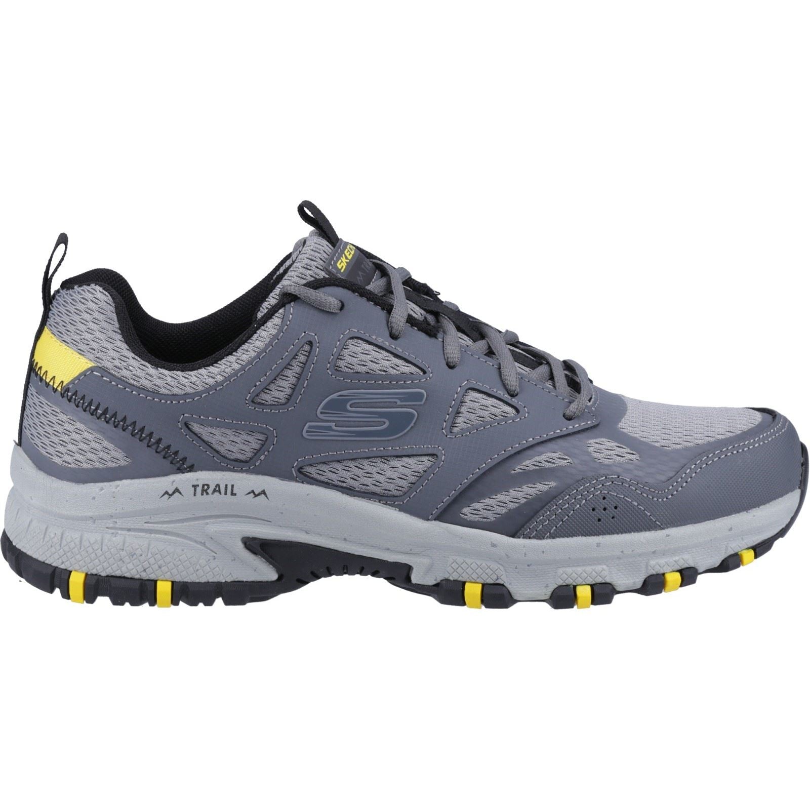Skechers (GAR237265) Men's Hillcrest Shoe in Charcoal/Black 6 to 12
