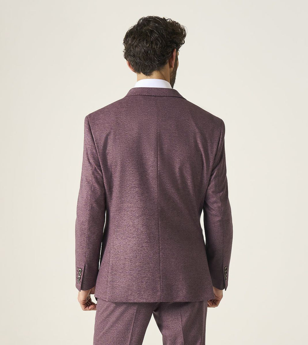 Skopes Jodrell Suit Tailored Fit Jacket For Men in Berry, 34S-62L