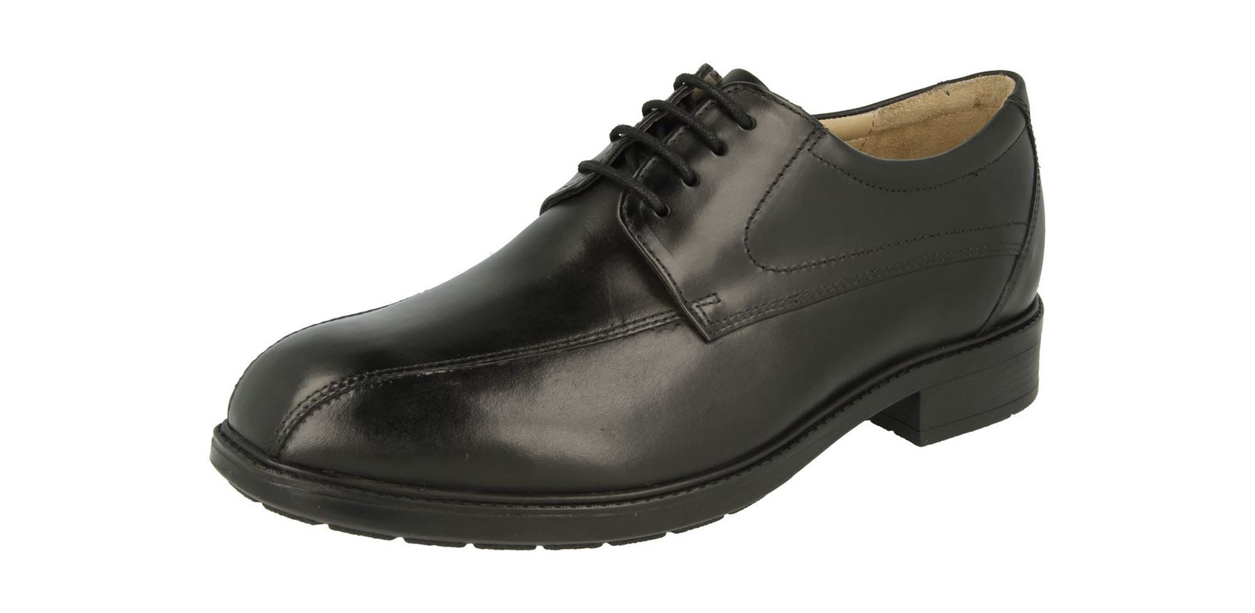 DB's Men's Extra Wide (2V Fit) Formal Lace Up Shoes (Richmond) in Black