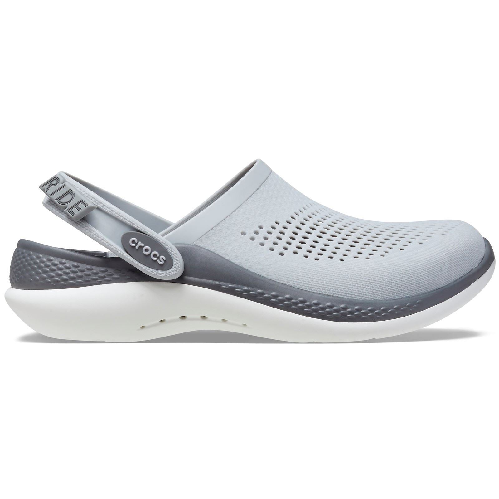 Crocs Unisex's Literide 360 Clog in Light Grey/Slate Grey 7 to 12
