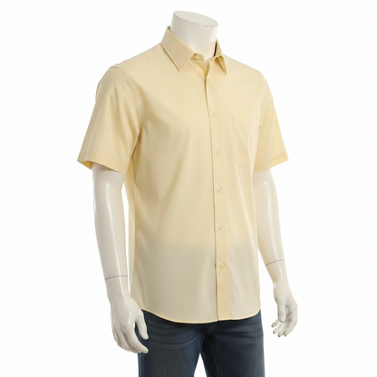 Double Two Men's Classic Cotton Blend Shirt 6 Colours Collar 14.5–23" - additional view 4